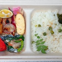 玄斎 - 赤甘鯛の味噌漬けとえんどう飯弁当 