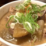 鳥里 - 辛味噌煮込み 350yen