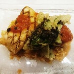 ビストロ　アギャット - 石鯛とホタテのドリア  蕗の薹添え