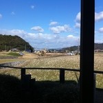 Kamedashi Udon Koshinoya - 越乃家　店内から見た風景