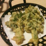 かっすい亭 - 春の山菜天ぷら