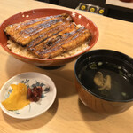 Gansounayoshi - 元祖うなよし(静岡県三島市緑町)並丼(1串)肝吸物・香の物付 4,200円