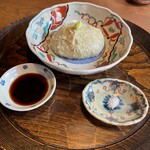 Te Dukuri Soba Uttsumi Ankase - あらびきそばがき