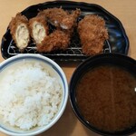 Katsuhana Tei - ヒレカツ&チキンカツ&チーズチキン980円