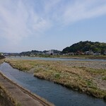 ぎょうざ 松龍軒 - 店裏の景観