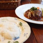 Sorano Niwa Shizen Resutoran - ハンバーグステーキセット
