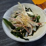 浅草じゅうろく - イカとわかめと茗荷の酢の物