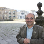 Cafe del Centro - カフェで親しくなったオッちゃん。町の観光ガイドというので飴ちゃん一個で案内してもらいました。ロンドン大学（ホンマかいな）出身ということで英語も完璧でした