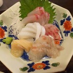 金町製麺 - 刺身盛