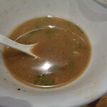 煮干し中華そば 一剣 - 麺が終わったら