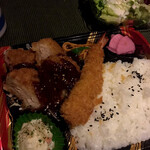 ライフ - ヒレカツ&エビフライのお弁当