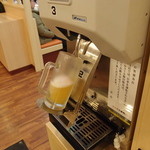 Muten Kura Zushi - 味気ない生ビール注ぎ機