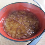 パイオニア牧場 - おみそ汁はふのりでした