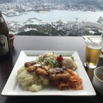 ひかりのレストラン - トルコライス＆ビール＆長崎の景色