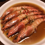 韓国創作料理 食客 - カンジャンセウ（エビの醤油漬け）