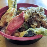 Tempura Sutando Kitsune - 野菜天丼