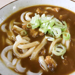 田舎うどん 源 - さらッと系のカレー出汁でした。