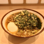そばの神田 東一屋 - アサソバビンボー！　
      朝そば＋春菊天！　