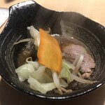 ジンギスカン 大門ひつじ亭 - 盛付け