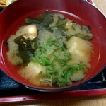 そめ忠 - 味噌汁