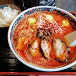 Binchoutan Yakiniku Tenten - 炙豚トロチャーシュー担々麺(小ライス付)　980円