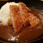 つぼみ家 - 店内　ミニカツカレー