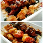 魚民 - 焼き鳥6串、辛味噌付き