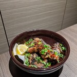 関内 個室と和食 鳥継 - 熟成鶏の炭火焼き（大）