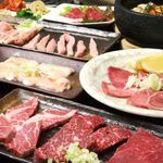 Yakiniku Dou - 【4名～OK★焼肉食べ放題1980円】 牛カルビ・牛ハラミ・豚タン・豚トロ・ホルモン・鶏ももが食べ放題！！