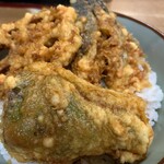 豊野丼 - 鰧天丼 丼アップ