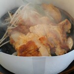 肉のはせ川 - 湯気がすごすぎました(￣0￣;)