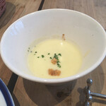 pasta＆meat STAUB - 薩摩芋のスープ。