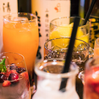 90 minutes of all-you-can-drink ◎ 80 varieties available for just 1,250 yen!