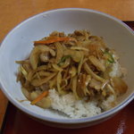 ラーメン亭 吉華 - 焼肉丼セット（焼肉丼）