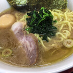 甲子家 - ラーメン並　麺硬め油少なめ　あじたま付