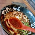 元祖 肉肉うどん - スープ