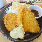 ガスト - ミックスフライランチ(アップ)