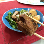 オー プティ ブション - やまと豚の角煮…990円／煮卵付き…1050円