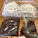 饗 くろ喜 - 持ち帰り「煮干しあぶらそば（2食入り）」1000円