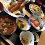 Aji han - お値段以上に豪華な定食です