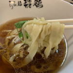 らぁ麺 飛鶏 - 鶏そば(少な目)