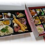 くずし割烹　ZUTTO - 鯛めし付き会席弁当と、彩り弁当　2020.4