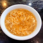 萬里香菜館 - セットのスープ