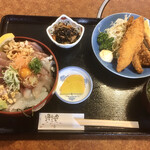 おさしみ処ぷくぷく - 連れあいの海鮮丼ぶり定食