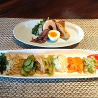 食楽懐石 風土庵 - 2500円コースのサラダと前菜