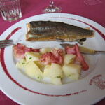 Restaurante Bodega Regia - ベーコンポテト、最高。鱒の燻製もうんまかった