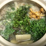 柚木元 - 続いて火の通りが早いものを投入