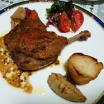 ビストロ　アギャット - 北海道産合鴨モモ肉のコンフィ