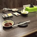 炭火焼肉屋台 たじま屋 - セットされてました