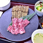 Sumiyakidokoro Shikishou - 黒毛和牛ハラミの焼肉御膳